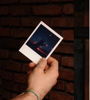 SEVGİLİLER GÜNÜ Polaroid Fotoğraf Baskısı - 12 Adet (Beyaz)