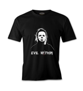Halloween - Myers Siyah Erkek Tshirt