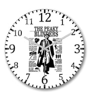 The Peaky Blınders Duvar Saati Bombeli Gercek Cam