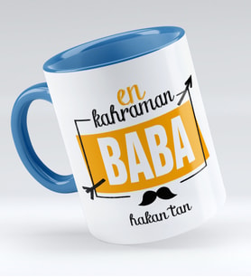 Babalar Gününe Özel En Kahraman Baba Kupa Bardak  1