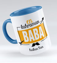 Babalar Gününe Özel En Kahraman Baba Kupa Bardak  1