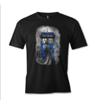 Doctor Who - Tardis Siyah Erkek Tshirt
