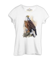 Kartal - Landing Beyaz Kadın Tshirt