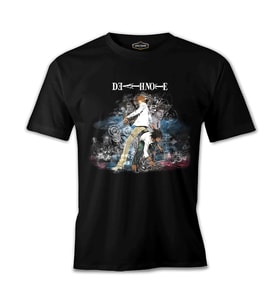 Death Note - The Apple Siyah Erkek Tshirt