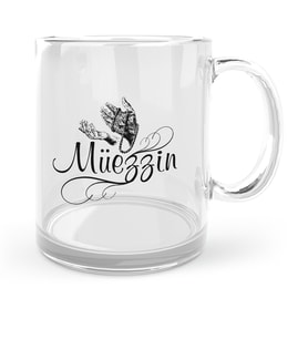 BK Gift Kişiye Özel Mesleki Müezzin Cam Kupa Bardak  2