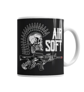 Punk Skull Kupa Bardak Porselen