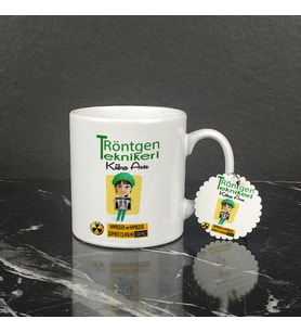 Röntgen Teknikeri Kupa Bardak ve Anahtarlık Set 001