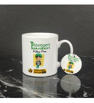 Röntgen Teknikeri Kupa Bardak ve Anahtarlık Set 001