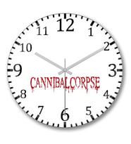 Cannibal Corpse Duvar Saati Bombeli Gercek Cam