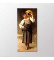 Arty Tablo Jeune Fille Allant A La Fontain Tablo (Karışık)