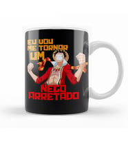 Luffy Nego Arretado  Kupa Bardak Porselen
