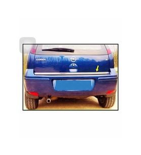 Opel Corsa C Krom Bagaj Alt Çıtası 2000-2006 Arası P.Çelik
