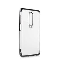 Xiaomi Poco X2 Kılıf Zore Dört Köşeli Lazer Silikon Kılıf (Siyah)