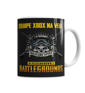 Equipe Xbox Na Veia Battlegrounds Kupa Bardak Porselen