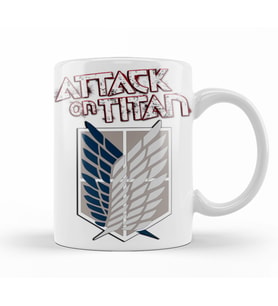 Attack  On   Titan Kupa Bardak Porselen