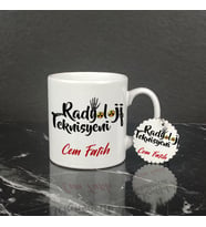 Radyoloji Teknisyeni Kupa Bardak ve Anahtarlık Set 001