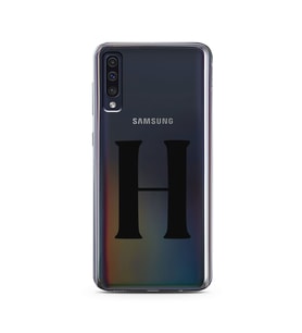 Samsung A50 Harf Tasarımlı Telefon Kılıfı H-Harfi 