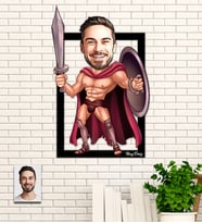 Kişiye Özel Hediye  Karikatür Ahşap Tablo
