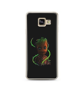 Baby Groot Tasarım Süper Şeffaf Silikon Telefon Kılıfı Samsung A3 (2017)