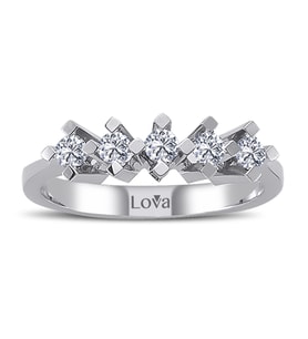 Lova G Renk 0,36 Karat Pırlanta Beştaş Yüzük - 1020249