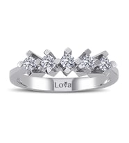 Lova G Renk 0,36 Karat Pırlanta Beştaş Yüzük - 1020249