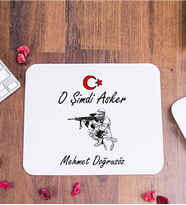 Askere Hediye İsme Özel Mouse Pad