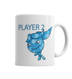 Water Girl Kupa Bardak Porselen