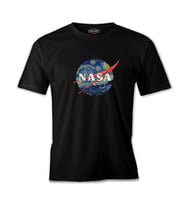 Nasa - Van Gogh Siyah Erkek Tshirt