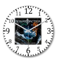 Sonata Artica  The Days of Grays Duvar Saati Bombeli Gercek Cam