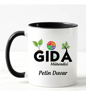 Gıda Mühendisi Kupa Bardağı Siyah