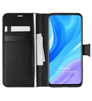 Microsonic Huawei P Smart Pro Kılıf Delux Leather Wallet Siyah