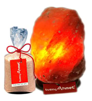 Tuzcu Ahmet 5-6 Kg Himalaya Tuz Lambası + 1 Kg Himalaya Tuzu