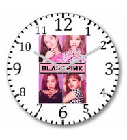Blackpink   Duvar   Saati     Bombeli Gercek Cam