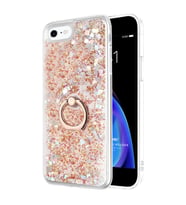 Microsonic Apple iPhone 6 Kılıf Glitter Liquid Holder Gold