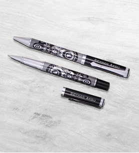 BK Gift Kişiye Özel Kutulu Lüks Roller Tükenmez Kalem Seti Model 1763