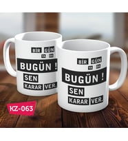 Motivasyon Yazı Hediye Kupa Bardak