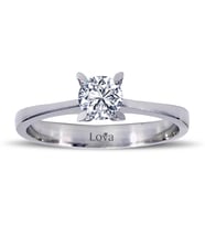 Lova F Renk 0,43 Karat Pırlanta Tektaş Yüzük - 1050065