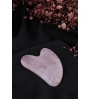 Gua Sha Pembe Kuvars Taşı - Yüz Cilt Masaj Taşı - MS0038