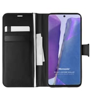 Microsonic Samsung Galaxy Note 20 Kılıf Delux Leather Wallet Siyah