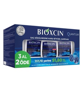 Bioxcin Quantum Bio Activ Kuru ve Normal Saçlar İçin Şampuan 300 ml 3 Al 2 Öde