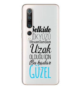 Belkide Tasarımlı Süper Şeffaf Silikon Telefon Kılıfı Xiomai Mi10-pro