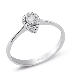 0.15 ct Damla Pırlantalı Yüzük