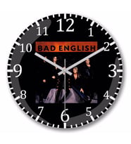 Bad English Duvar Saati Bombeli Gercek Cam