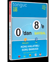Tonguç Yayınları 0'dan 8'e Sayısal Konu Anlatımlı Soru Bankası