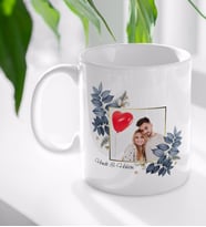 BK Gift Kişiye Özel İsimli Fotoğraflı Beyaz Kupa Bardak-33