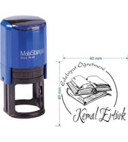 Mobistamps R40 Kişiye Özel Edebiyat Öğretmeni Kaşesi