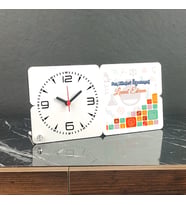 Fen Bilimleri Öğretmeni Ahşap Masa Saati 002