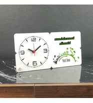 Enerji Sistemleri Mühendisi Ahşap Masa Saati