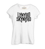 Lynrd Skynrd - Logo Beyaz Kadın Tshirt