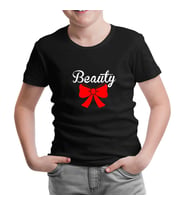 Beauty and the Beast - Beauty  Siyah Çocuk Tshirt